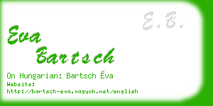 eva bartsch business card